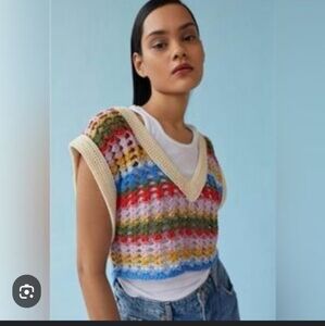 BDG Sleeveless Cropped Sweater Size Xs